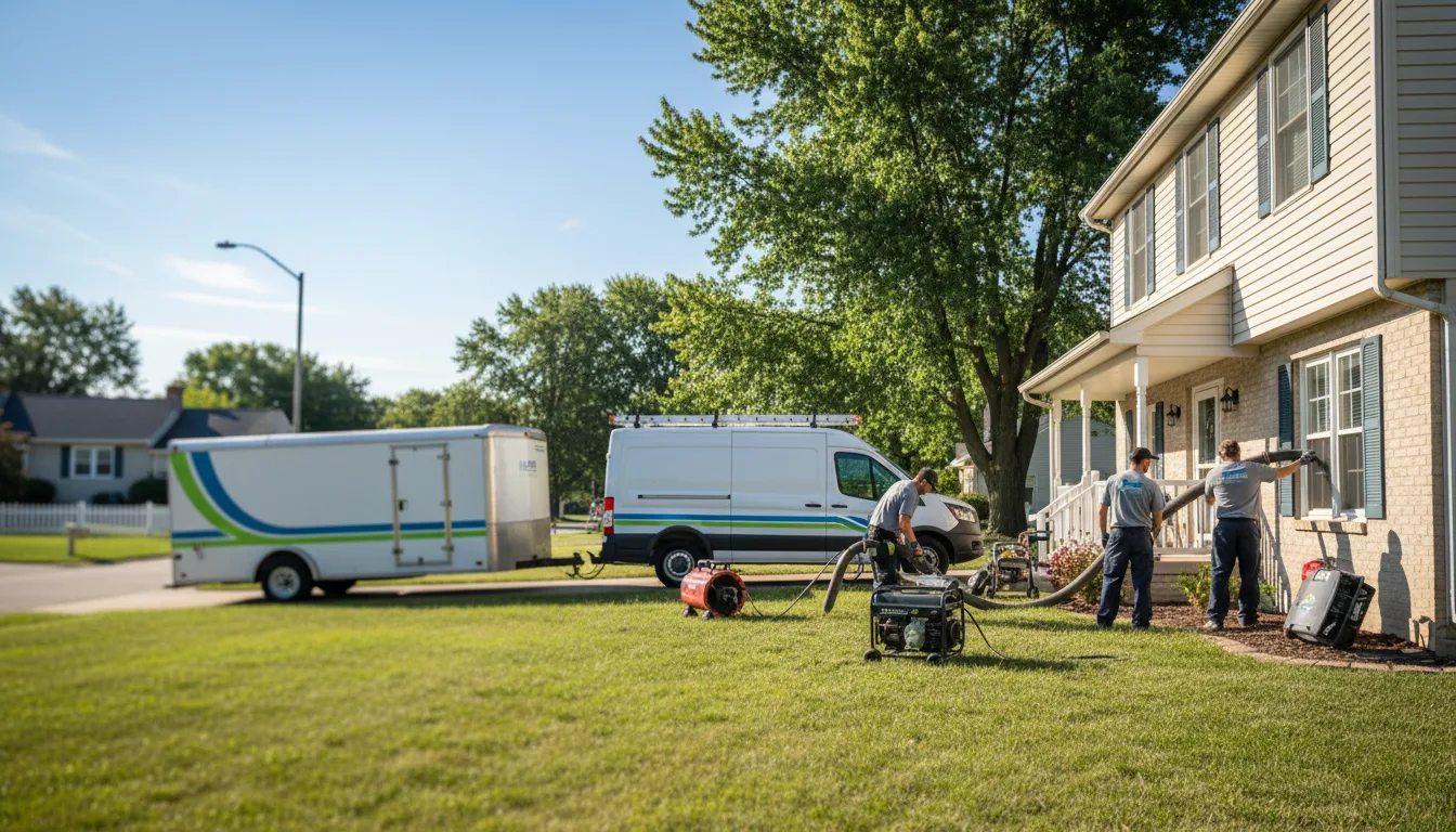 Flooded Basement Restoration And Cleanup With Repair in Rosiclare, IL near me
